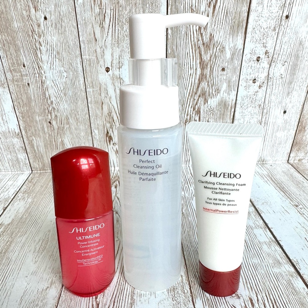 Shiseido Ultimune Power Infusing Concentrate Foam Wash and Perfect Cleansing Oil